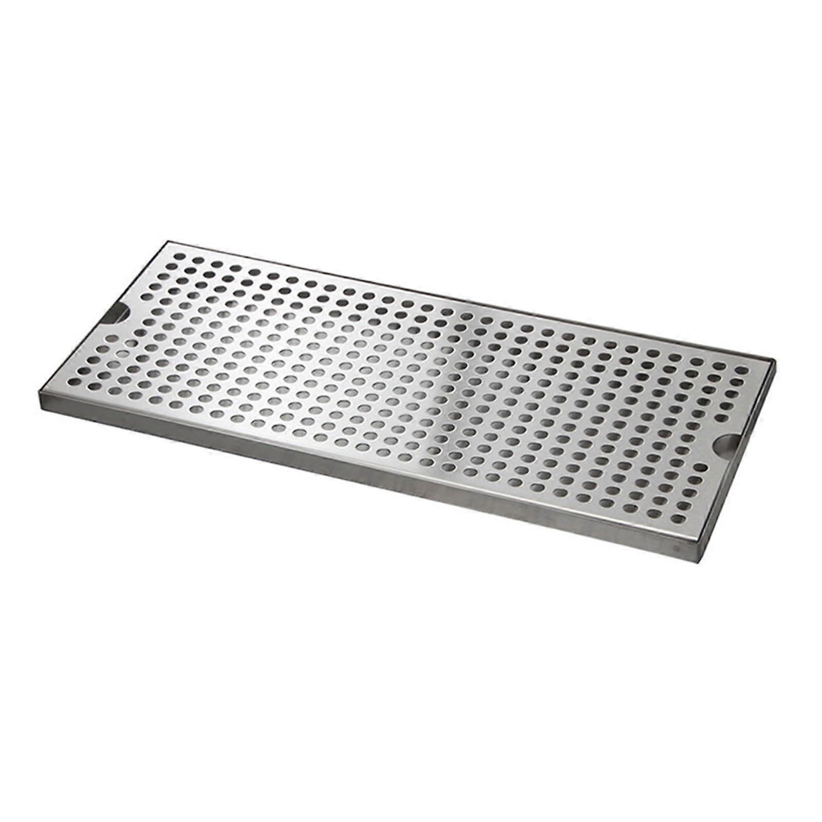 Stainless Steel Beer Drip Tray Without Drain, Large Surface, Removable for Easy Cleaning