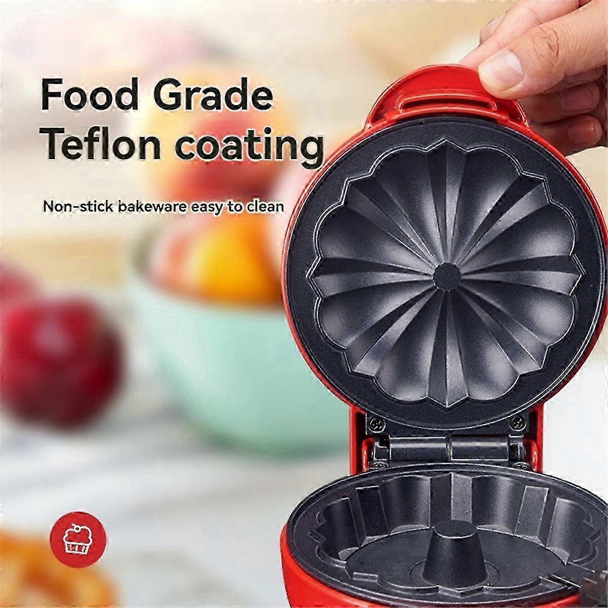 Double-Sided Mini Cake Maker for Portable Bundt Baking