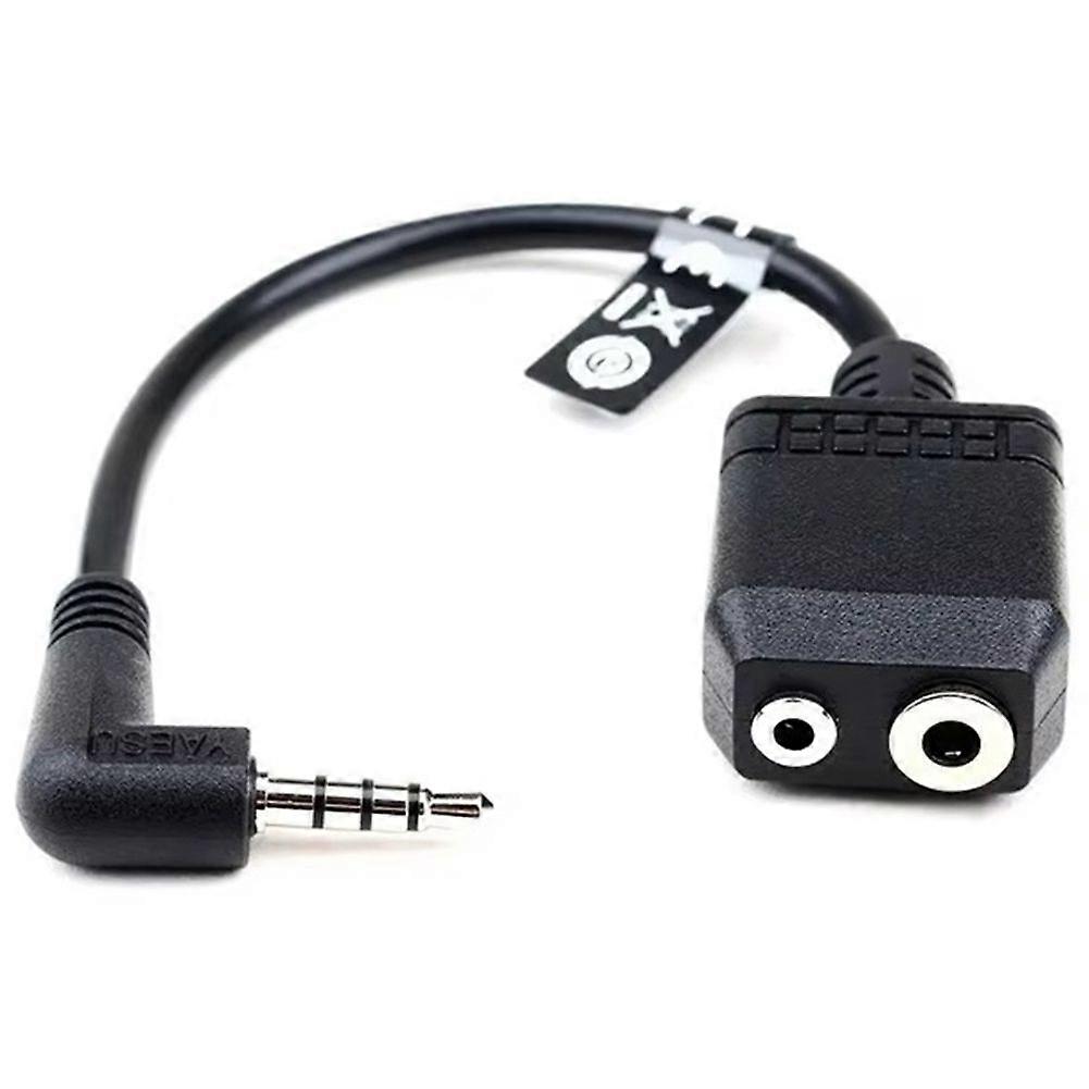 CT-44 Microphone Adapter 2 to 1 Hand Microphone Conversion Line for VX-3R FT5DR