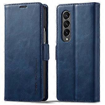 LC.IMEEKE pour Samsung Galaxy Z Fold3 5G Coque de téléphone avec protection RFID, cuir PU et support portefeuille en PC.