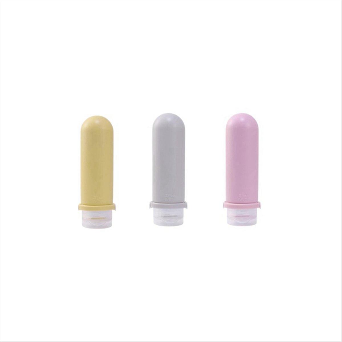 Portable Silicone Travel Bottles Liquid Container 90ml D