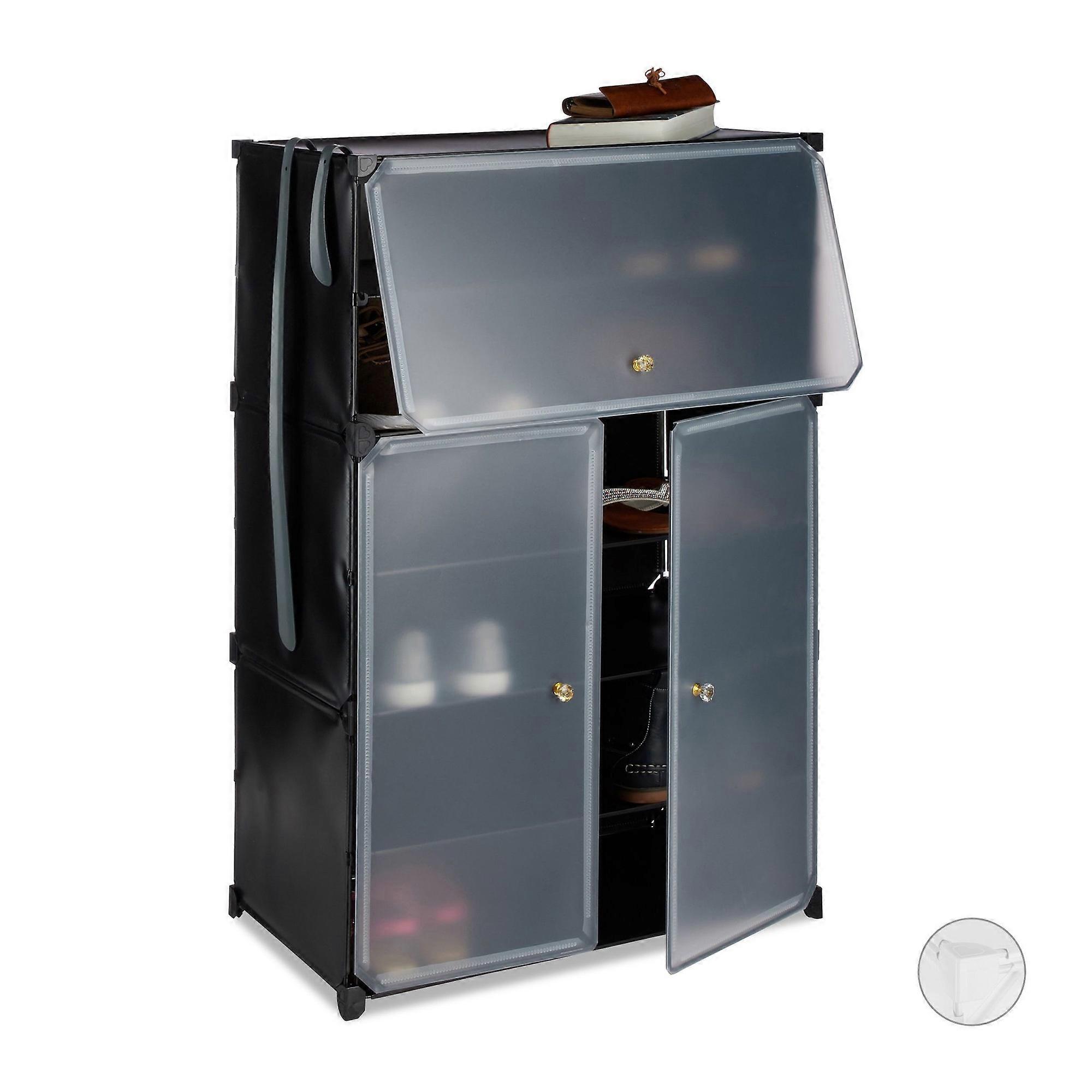 Plastic shoe cabinet