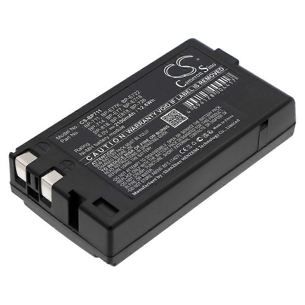 Batteri for Bp-711 erstatningsbatteri