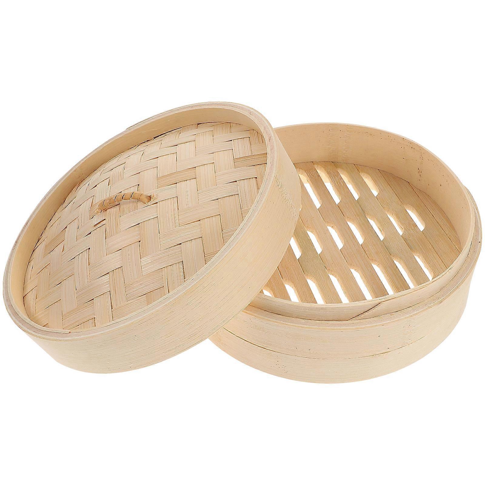 Bun Steamer Kitchen Bamboo Steamer for Steaming 1Set