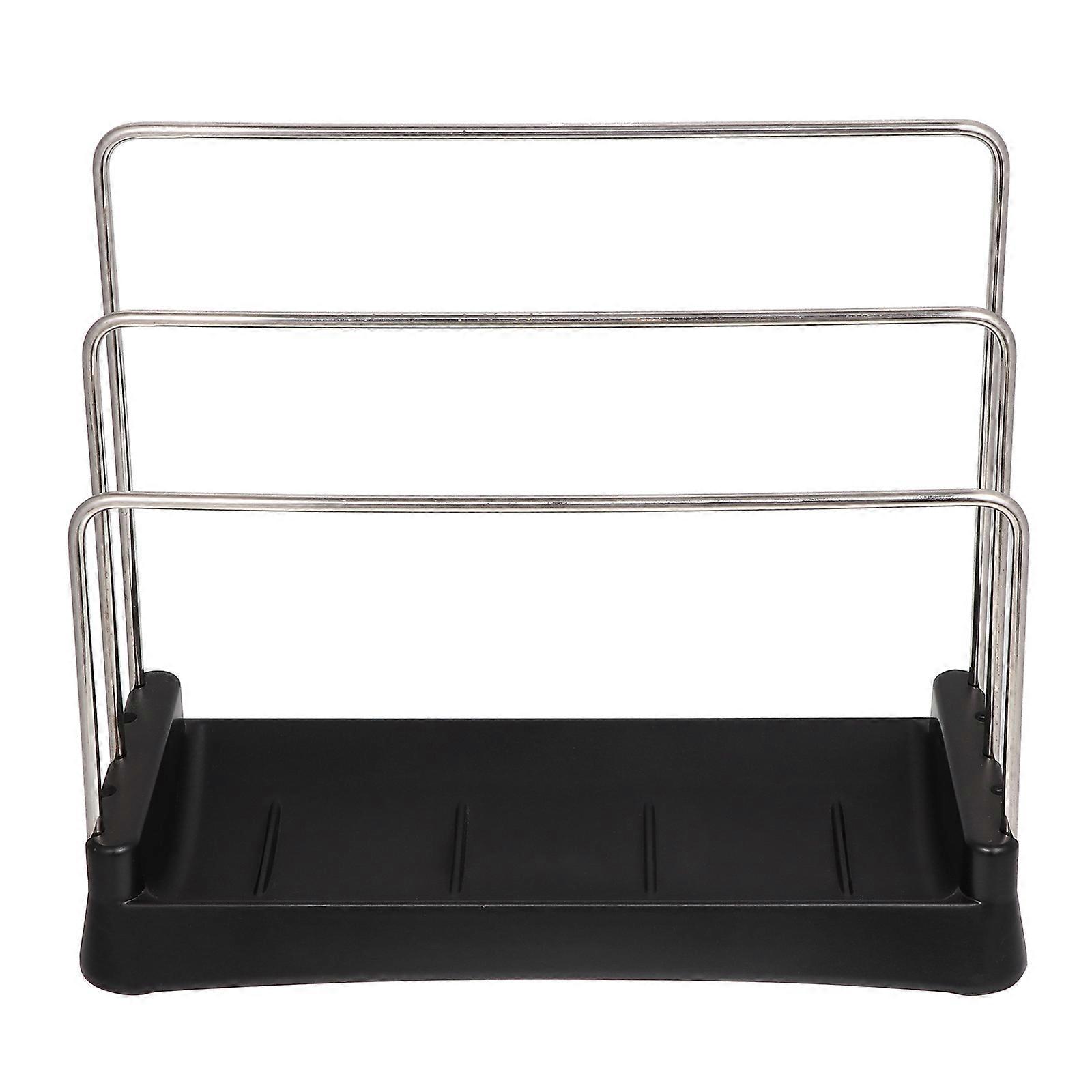 Adjustable Storage Rack Kitchenware Shelf for Household Storage Use