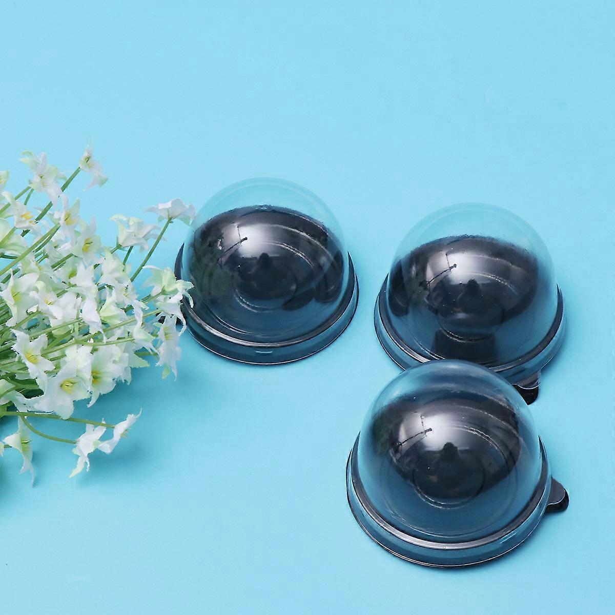 Cake Boxes Round Moon Cake for Storage 50Pcs Black Bottom