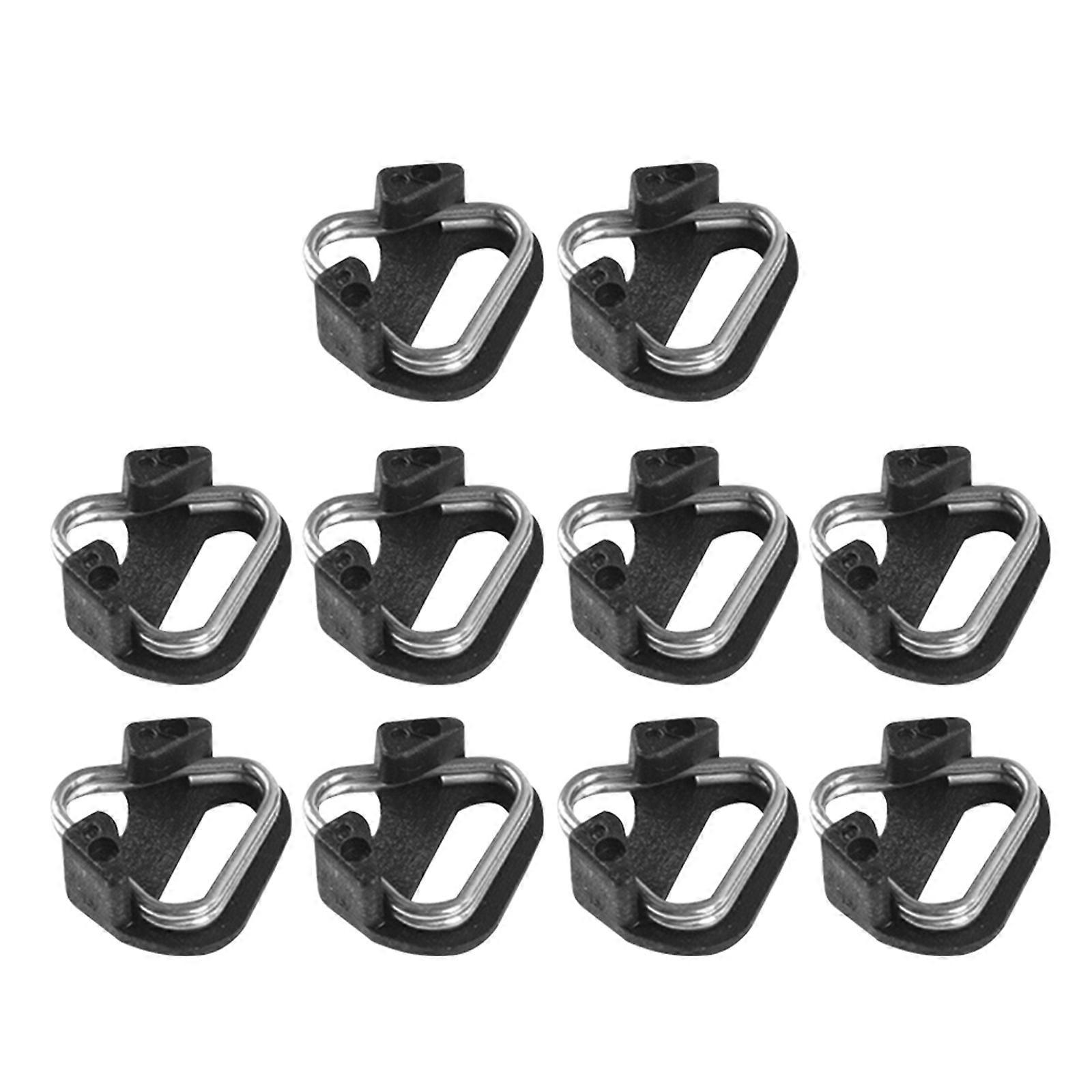 Triangle Split Ring Camera Clip for Shoulder Strap Replacement 10Pcs