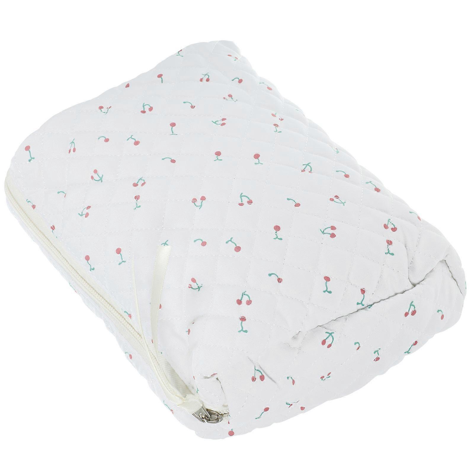 Makeup Bag Cosmetic Tool Storage Bag for Organizer White