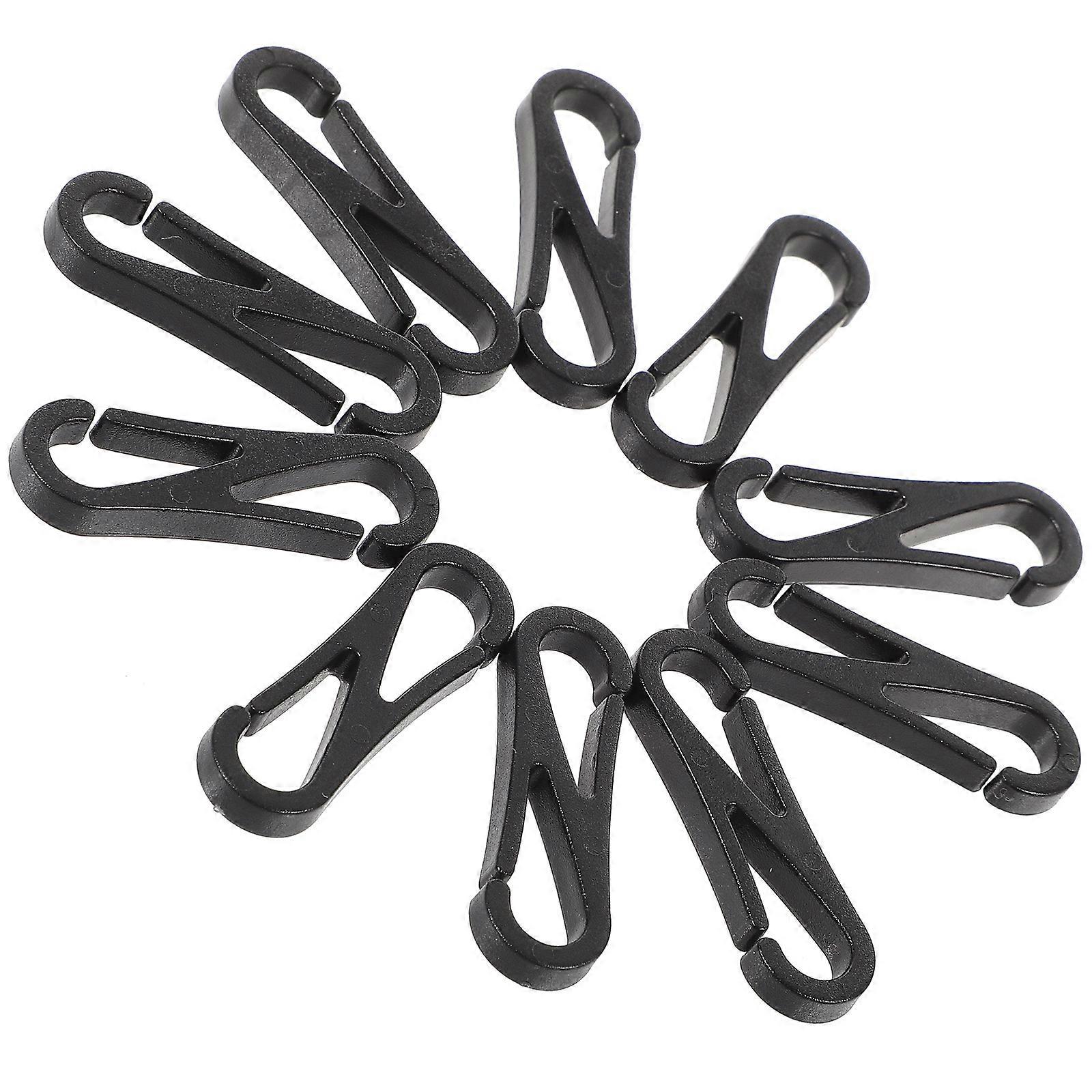 Mask Hanging Buckles Plastic Hook for Mask Rope Hook DIY 100Pcs