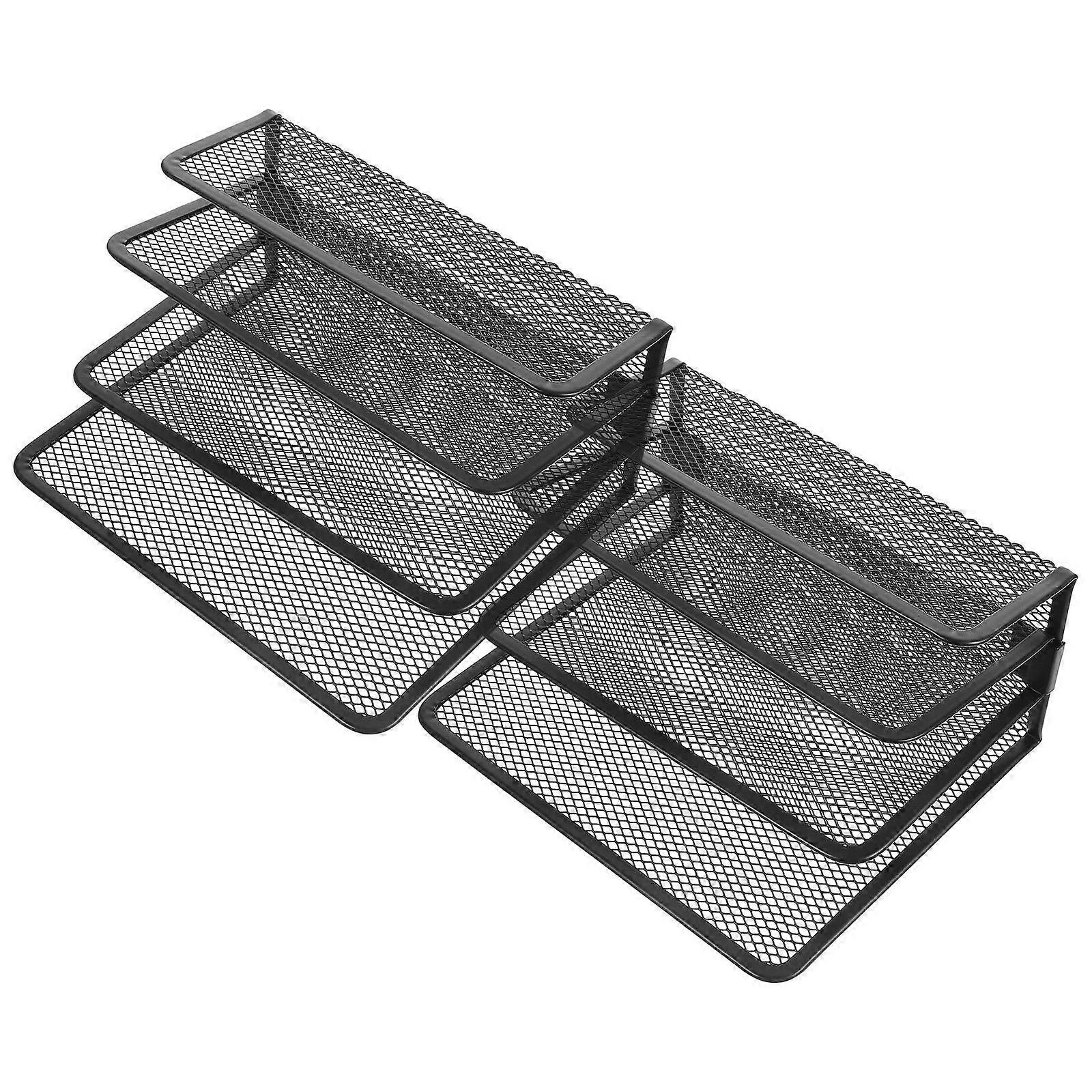 Documents Holder Metal Letter Sorter for Desktop Organizer 6Pcs