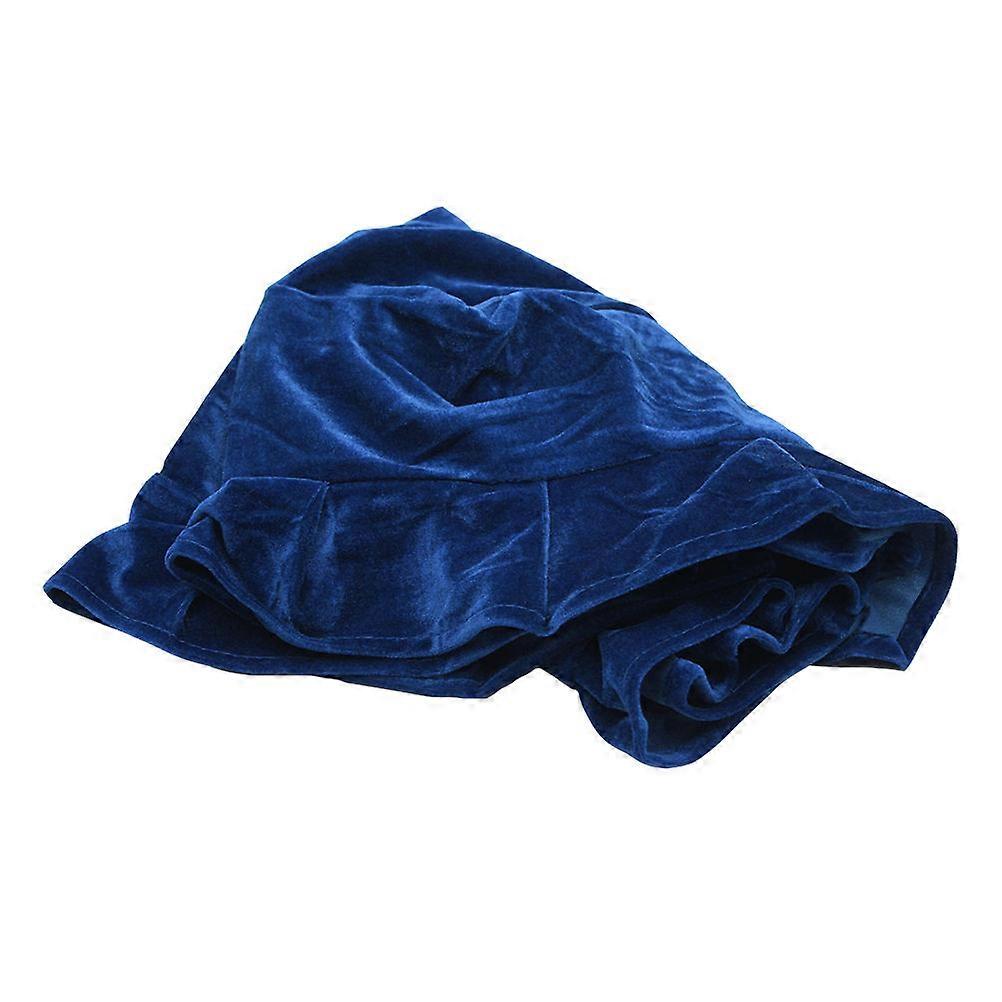 Piano Chair Protector Cover for Stool Use Single Pleuche Blue