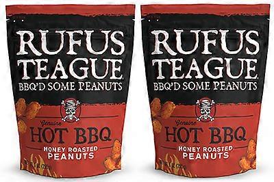 Rufus Teague Hot BBQ Honey Roasted Peanuts 2 Pack