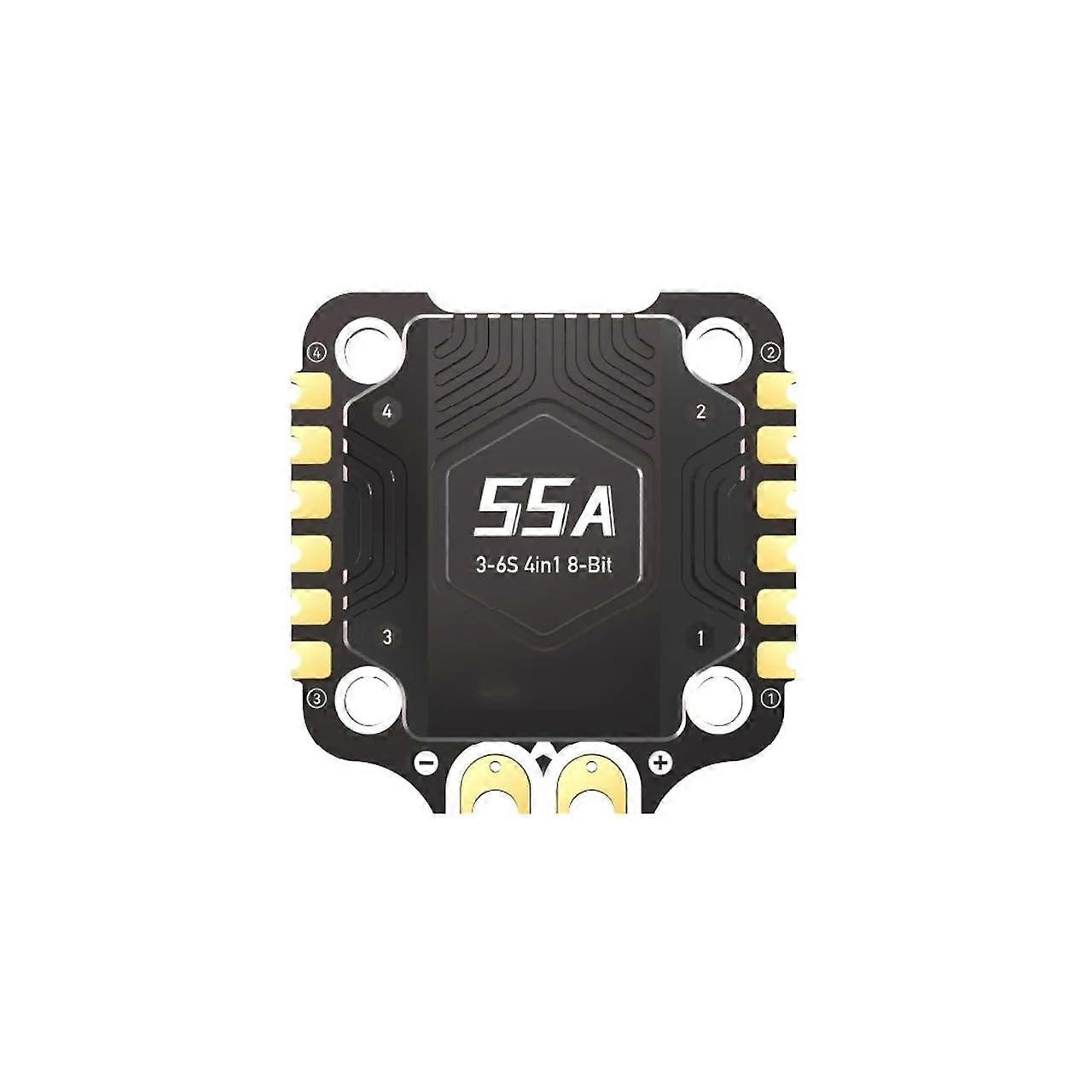 F405 V4 FPV Drone Flight Controller Stack with BLHeli_S 55A 4in1 ESC 30x30 Freestyle