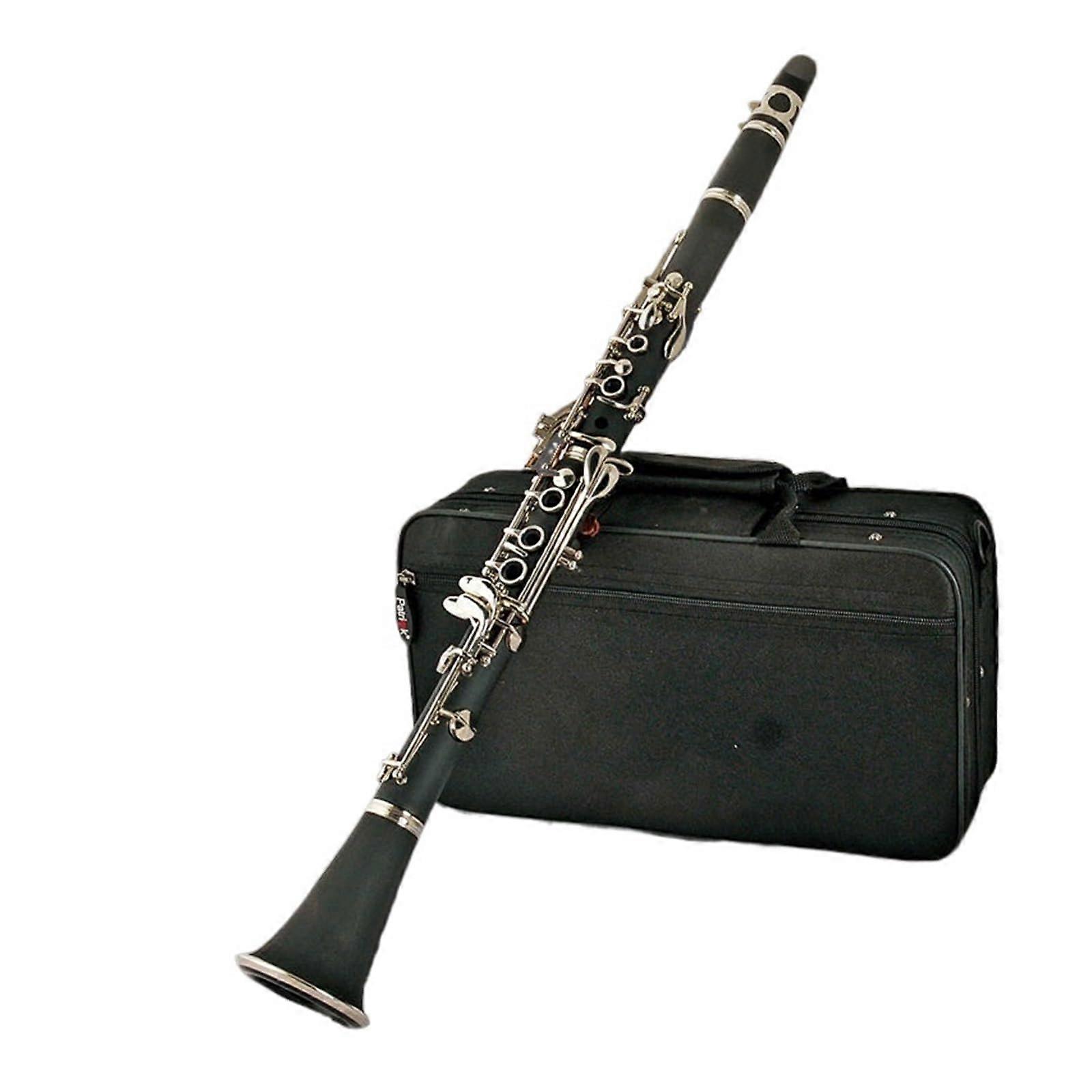 Bb Clarinet 17 Key B Flat Student Model with Balanced Tone and Essential Accessories