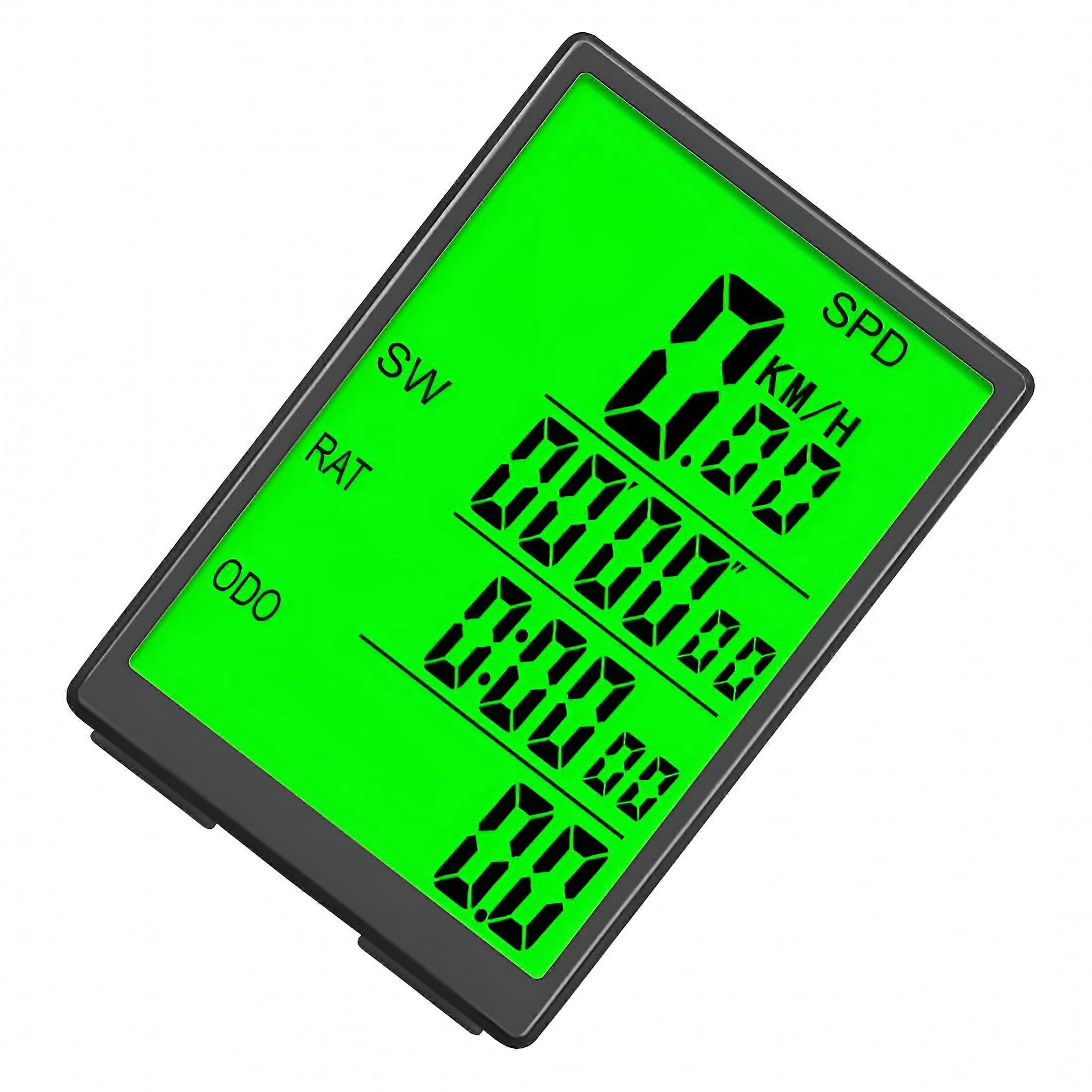 Bicycle Computer Wireless Wired Bike Computer Waterproof Speedometer LargeScreen