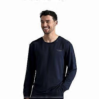 Ted Baker - Heren pyjamatop met lange mouwen en ademende stof
