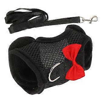 Pet Leash Bunny Harness Breathable Rabbit Harness Leash 1Set for Walking