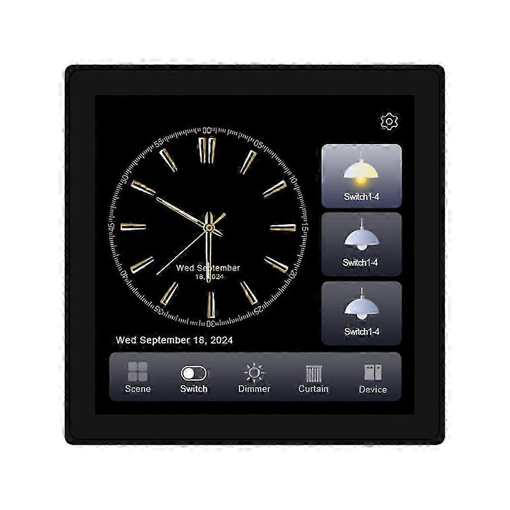 Tuya T3E Pro Smart Control Panel Switch Touch Screen Panel Switch Zigbee Intelligent Home Wall Push