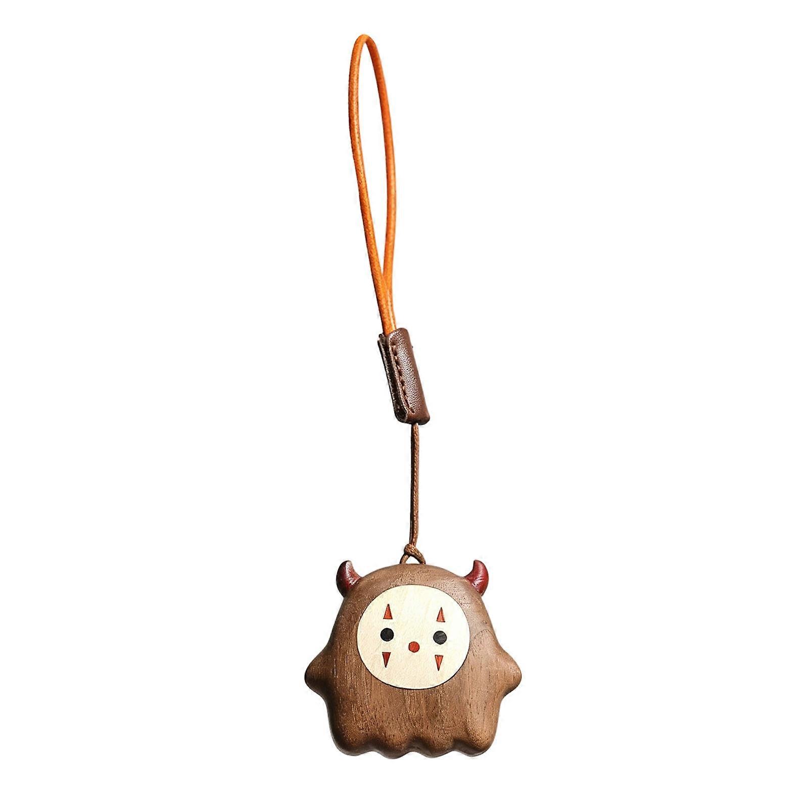 Cute Mini Devil Charm - Wooden Little Devil Shape - for Backpack & Purse