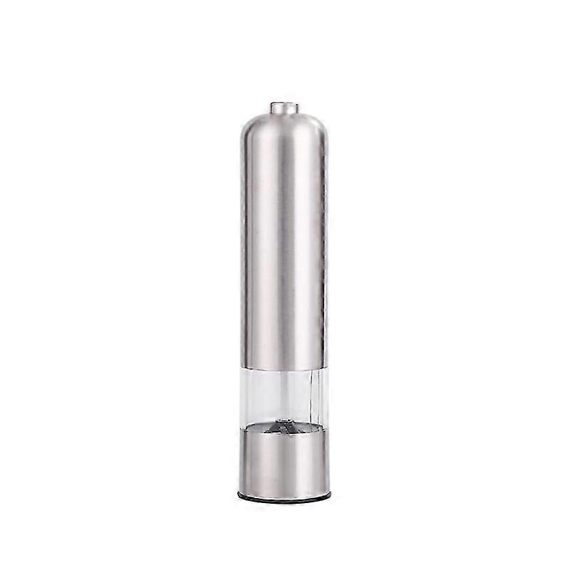 2-Pack - Electric Salt & Pepper Grinders in Stainless Silver