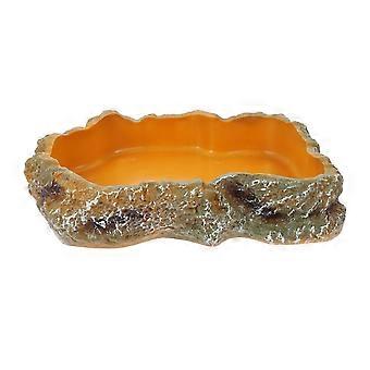 Accessori per terrari per rettili, ciotola per il cibo per rettili