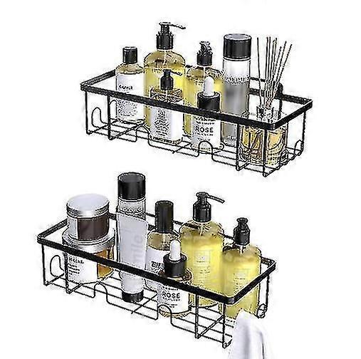 3 Pack Adhesive Shower Caddy With Hooks