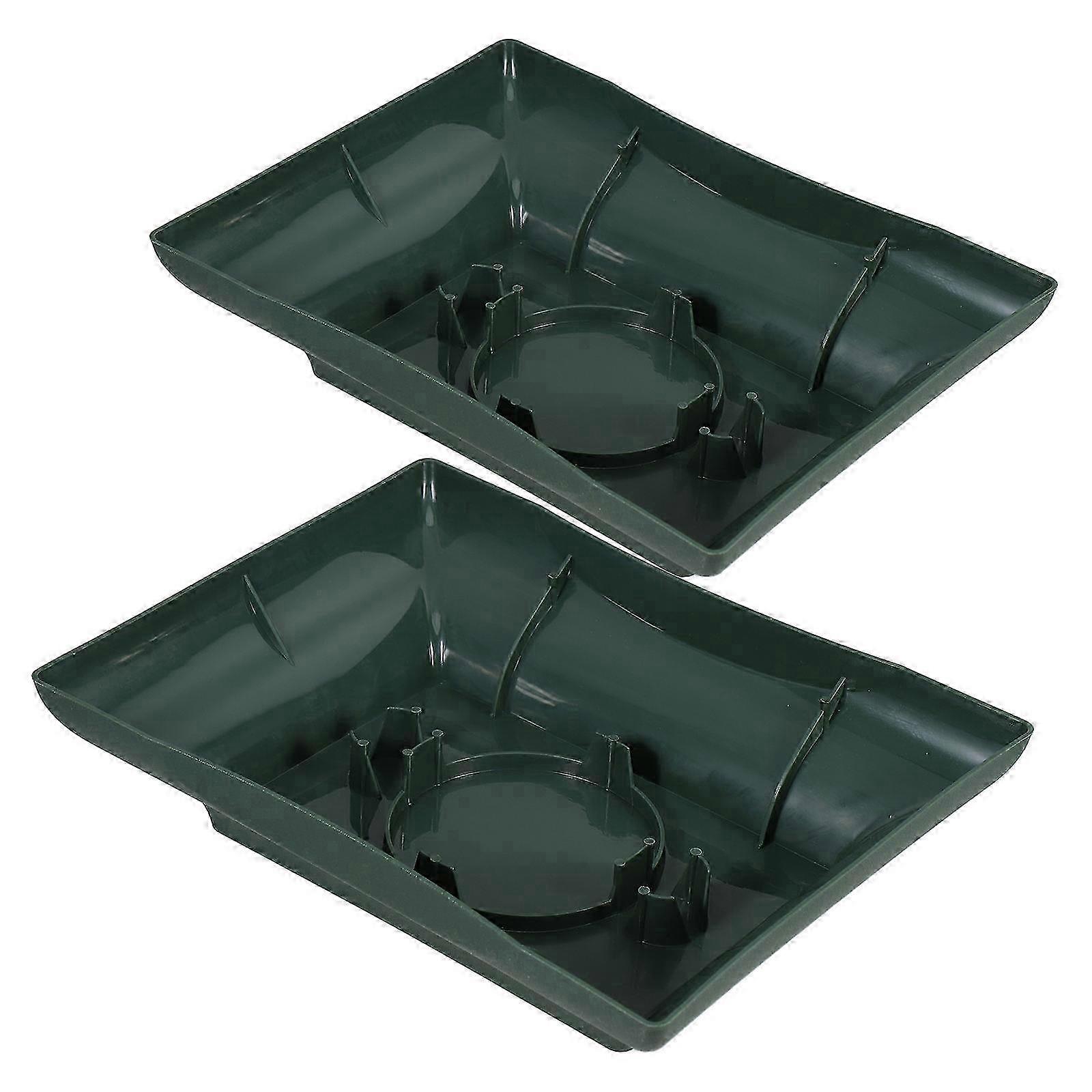 Flower Arrangement Base Rectangular Shape compatible with Wedding And Floral Design 2Pack