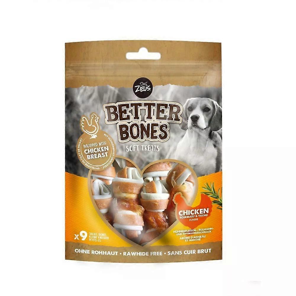 Zeus Better Bones Wrapped Chicken Dog Treats - 21g