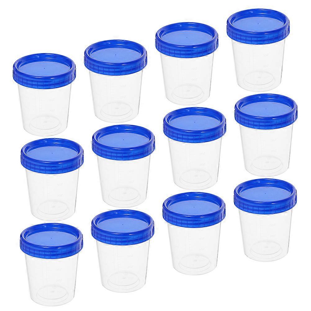 20pcs Measuring Cups Specimen Cups Graduated Sample Cups for Laboratory 120ml