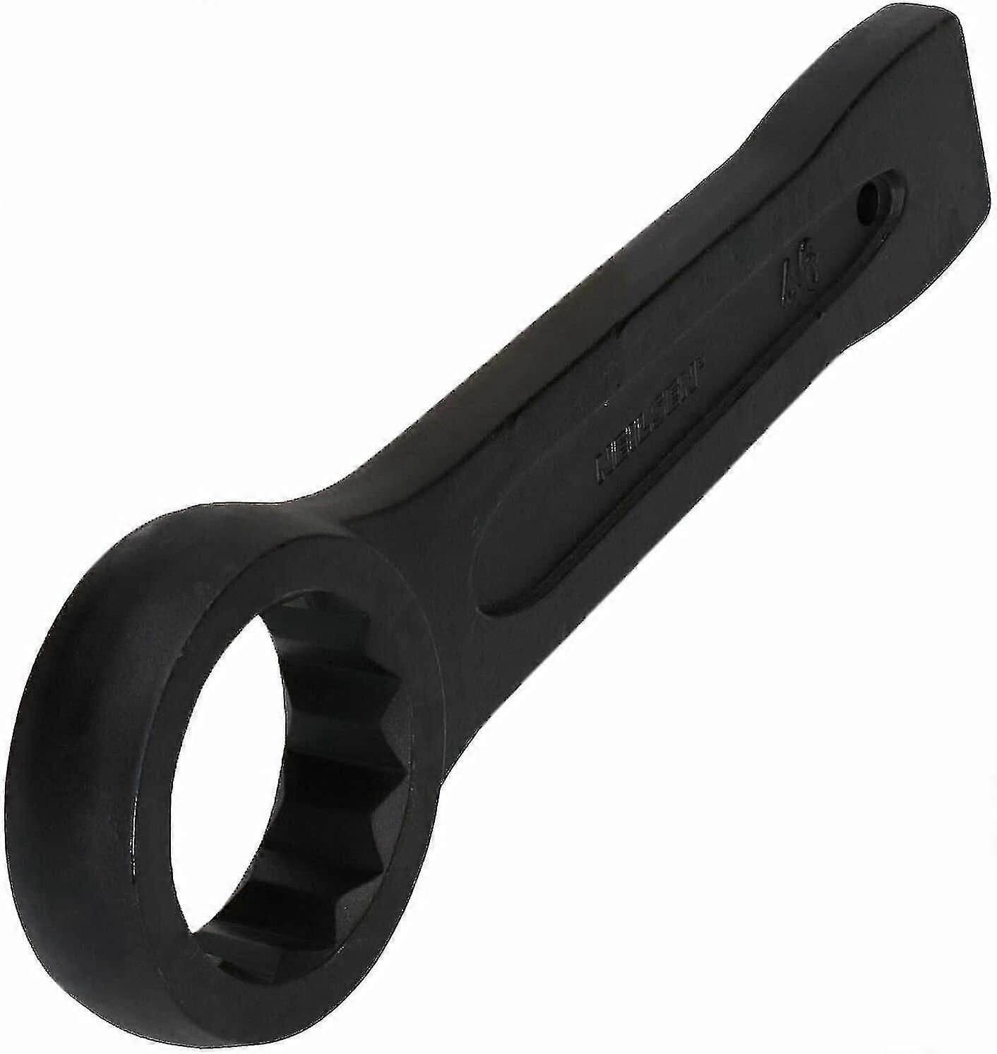 24 Mm Slogging Ring Spanner Striking Straight Handle Box End Wrench Metric Single Ring Flat Spanner