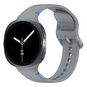 Silikon myk klokkerem til Samsung Galaxy Watch 8 40mm/44mm stropp uten hull Galaxy Watch8 Classic 46mm sportslig pustende armbånd
