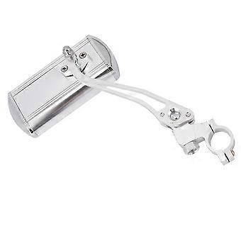 1Pc Specchietto retrovisore in lega di alluminio Specchietto retrovisore per bici Specchietto retrovisore rotazionale Accessori per retroriflettori (unilaterale, argento)