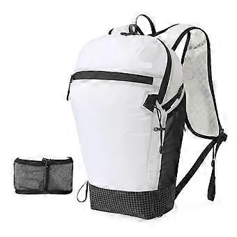 14L Running Hydration Backpack Waterproof Lightweight Vest Pack with Reflective Stripe for Hiking Cycling Trail Running (White)