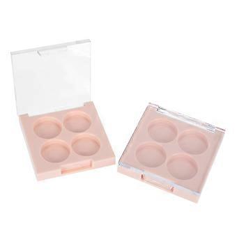 Travel Makeup Organizer with Multi Grid Layout for DIY Cosmetics and Compact Storage Solution