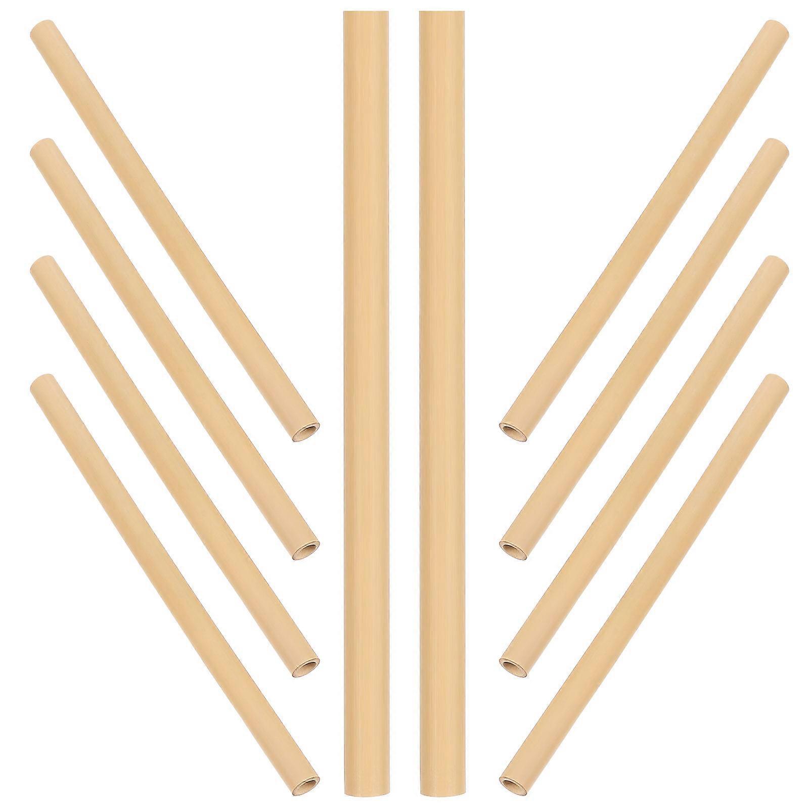 Bamboo Straws Bamboo Straws for Drinking 10Pcs Reusable Set