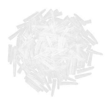 150pcs Non Slip Tweezer Head Covers Silicone Protective Covers for Grafting Eyelashes Tips Elbow Tweezers WI