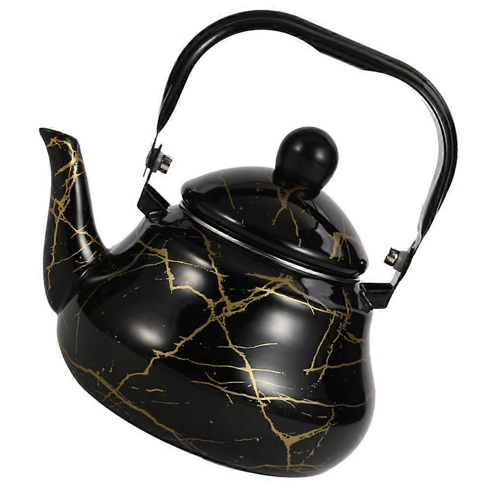 Marble Pattern Enamel Water Kettle for Daily Use with Multi-Function