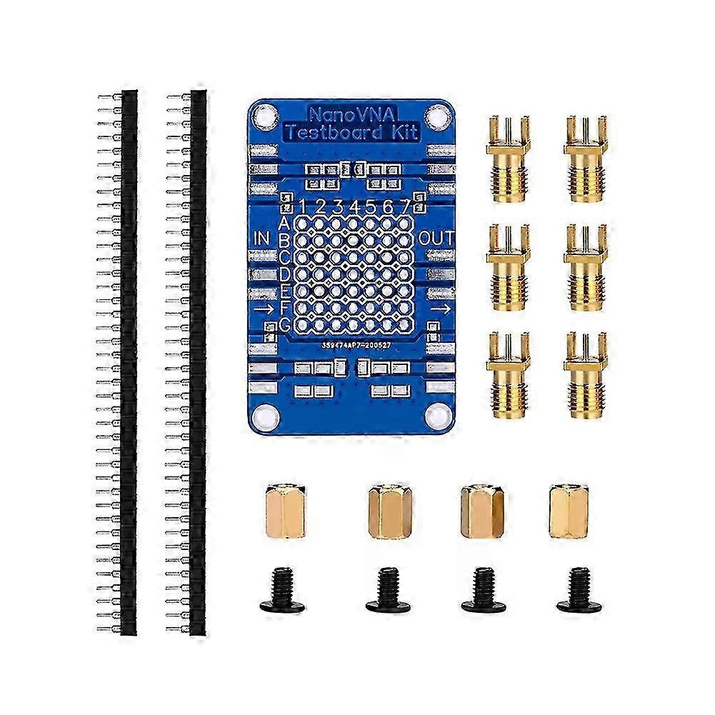 compatible with NanoVNA Testboard Kit VNA Test Demo Board Vector Network Analyzer Testing Board
