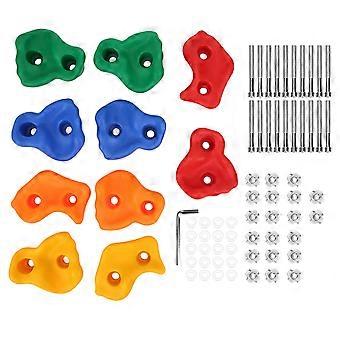 Kinder Klettern Wandgriffe Set bunt Praktische Spielgeräte Zubehör