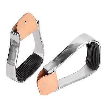Staffe per equitazione Staffe occidentali per sella per cavalli Tack Staffe occidentali ammortizzate in alluminio