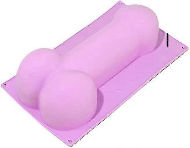 2026 Suitable Creative Silicone Chocolate Cake Baking Pan, Purple