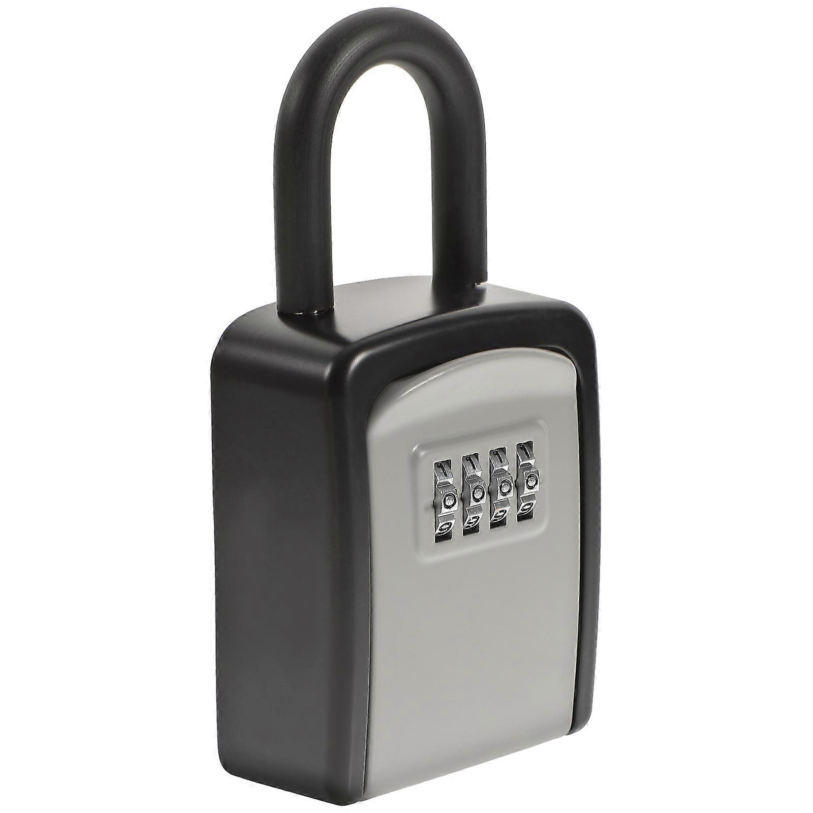 Portable Lock Box Wall Mounted Key Lock Box Resettable Code Security Key Lock Box
