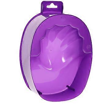 Manicure Tools Soak Tray Nail Care Bowl for Home Use 1Pcs Purple