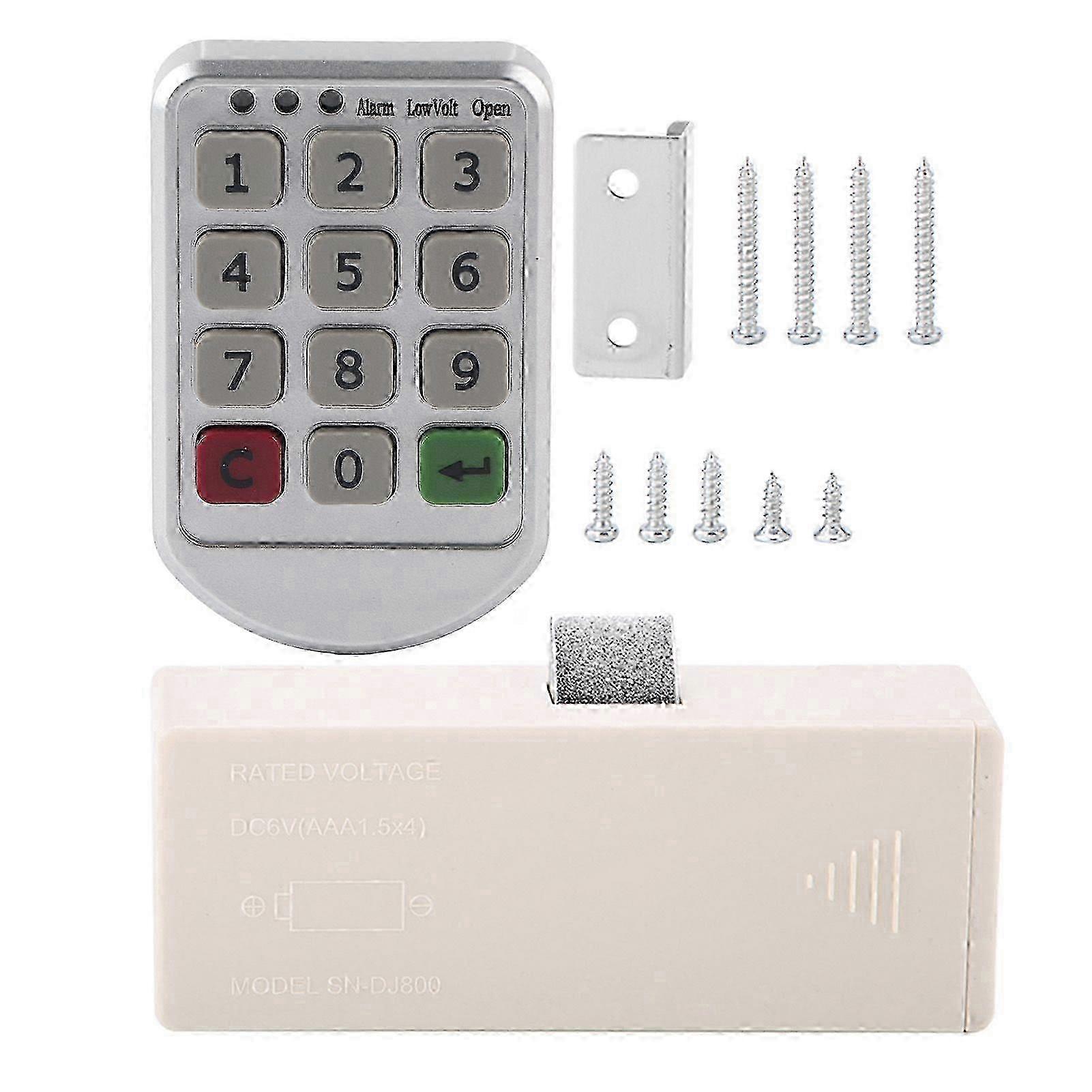 hard ABS Plastic Panel Digital Electronic Intelligent Password Keypad Number Cabinet Door Code Lock intelligence