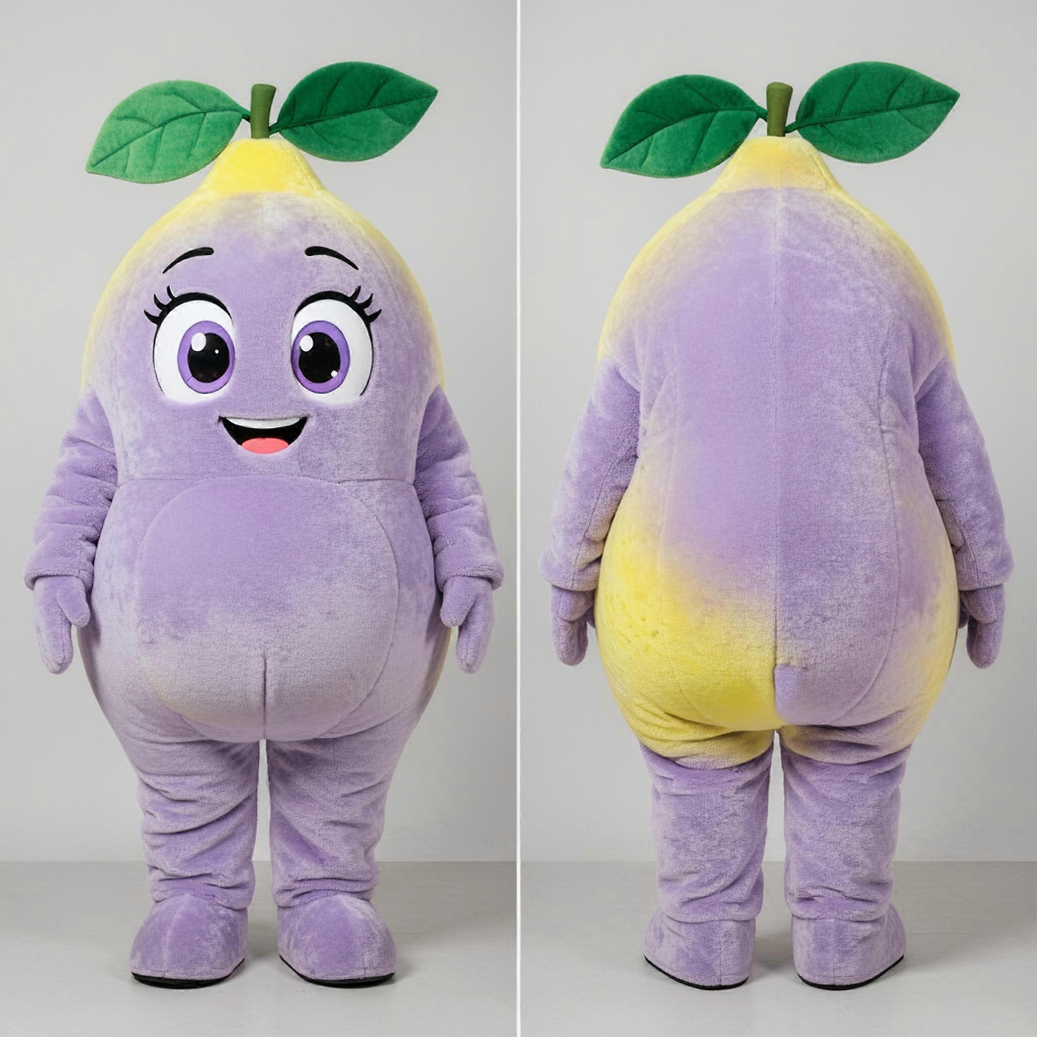 MASTICOT Lavender Plush Lemon Mascot