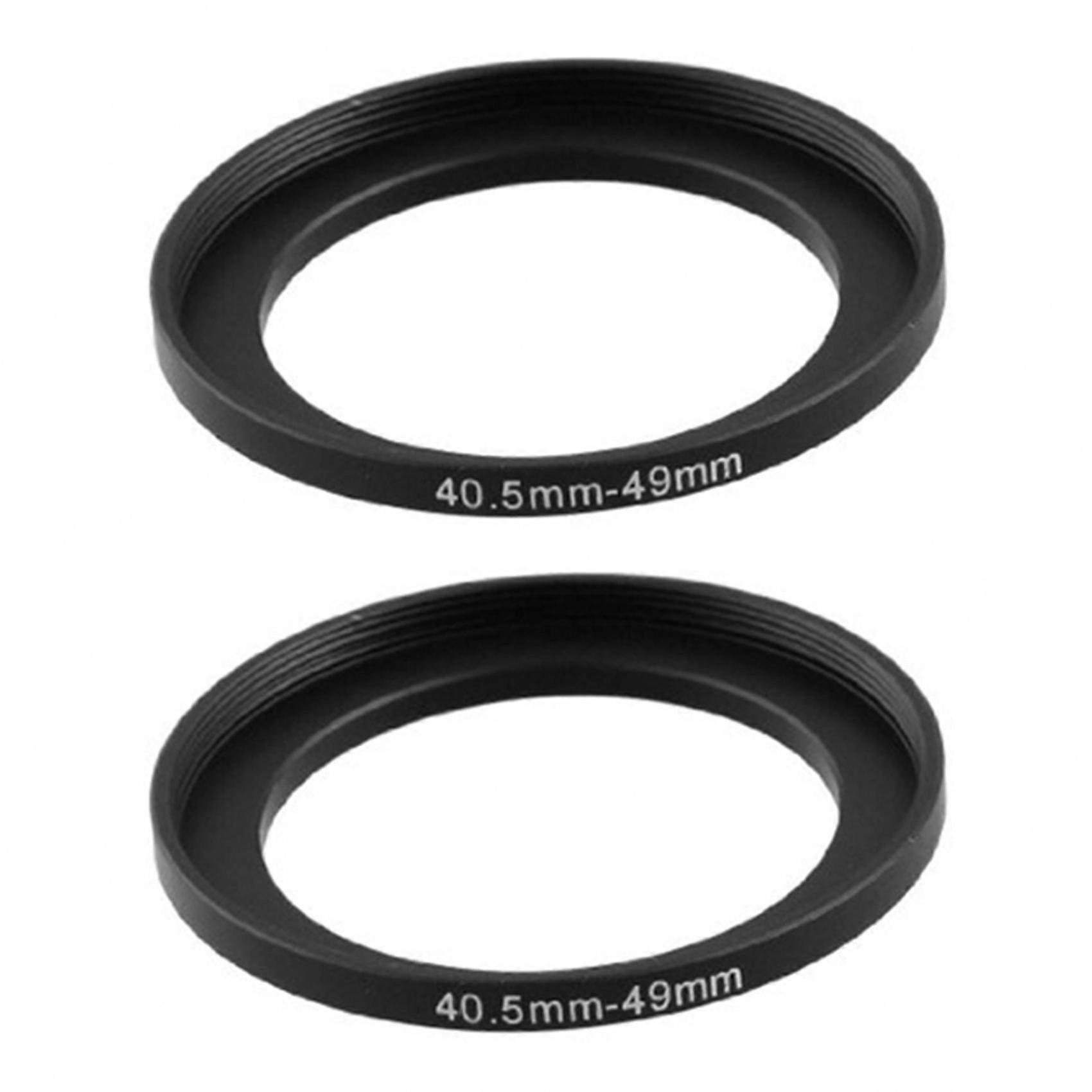 Reliable 40.5mm-49mm Step Up Conversion | 2X Replacement Metal Camera Filter Step Up Ring Adapter