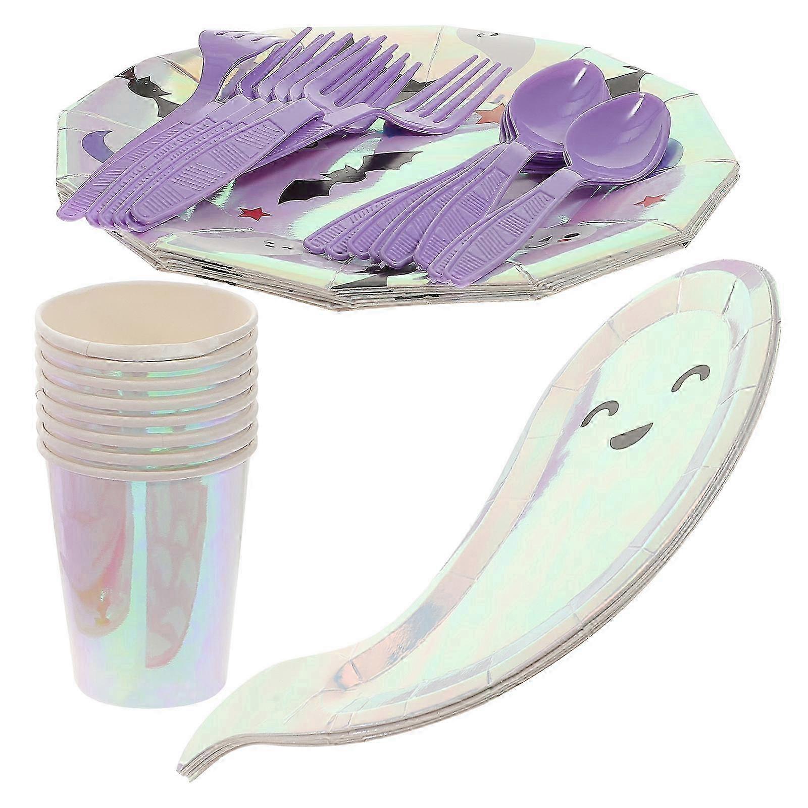 Halloween Style Ghost Printed Set compatible with Parties 1Set