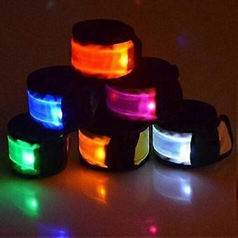 Glowing Bracelets LED Wristbands for Outdoor Use 4Pcs Slap Bangle Wristband