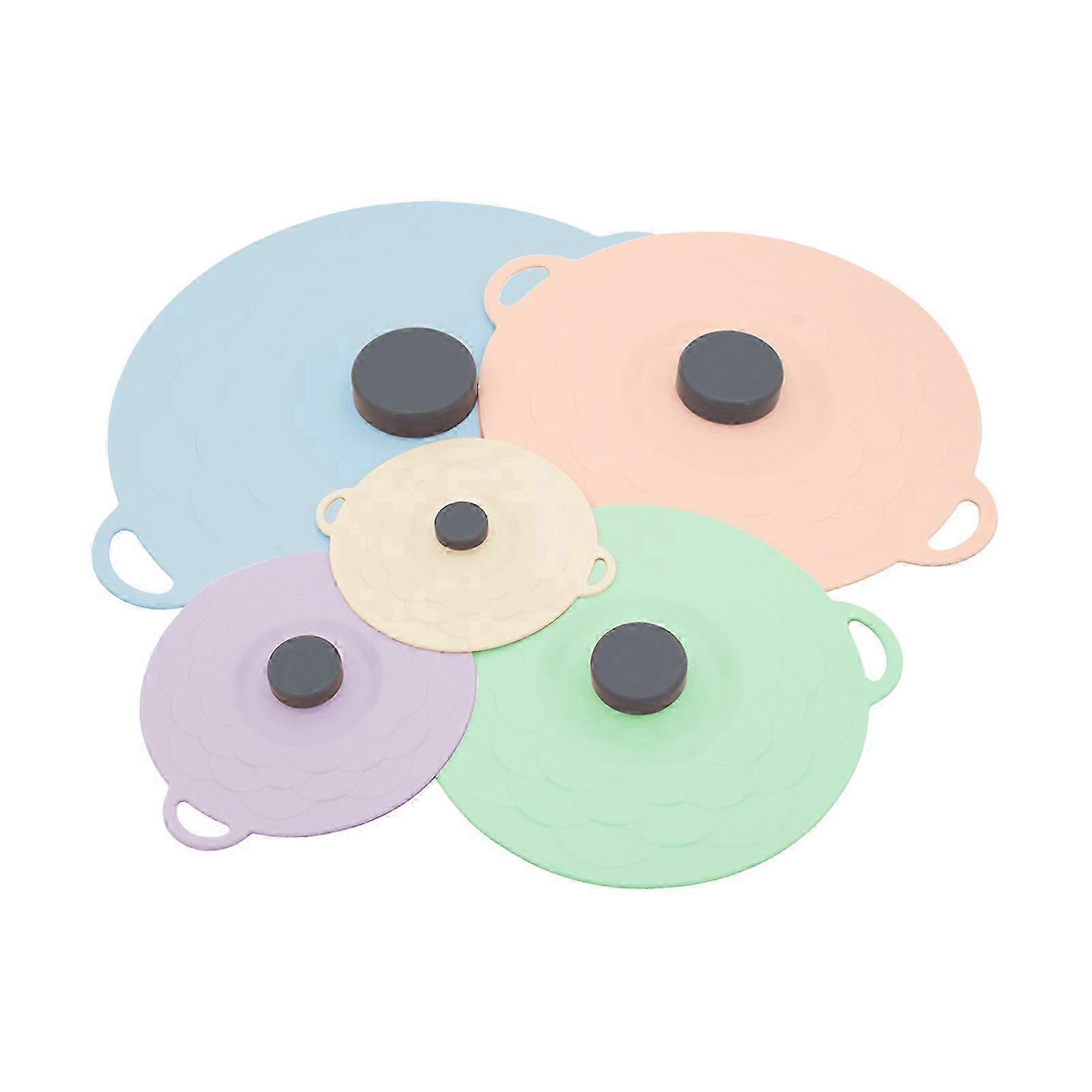 Stretchable Silicone Lids 5-Piece Set