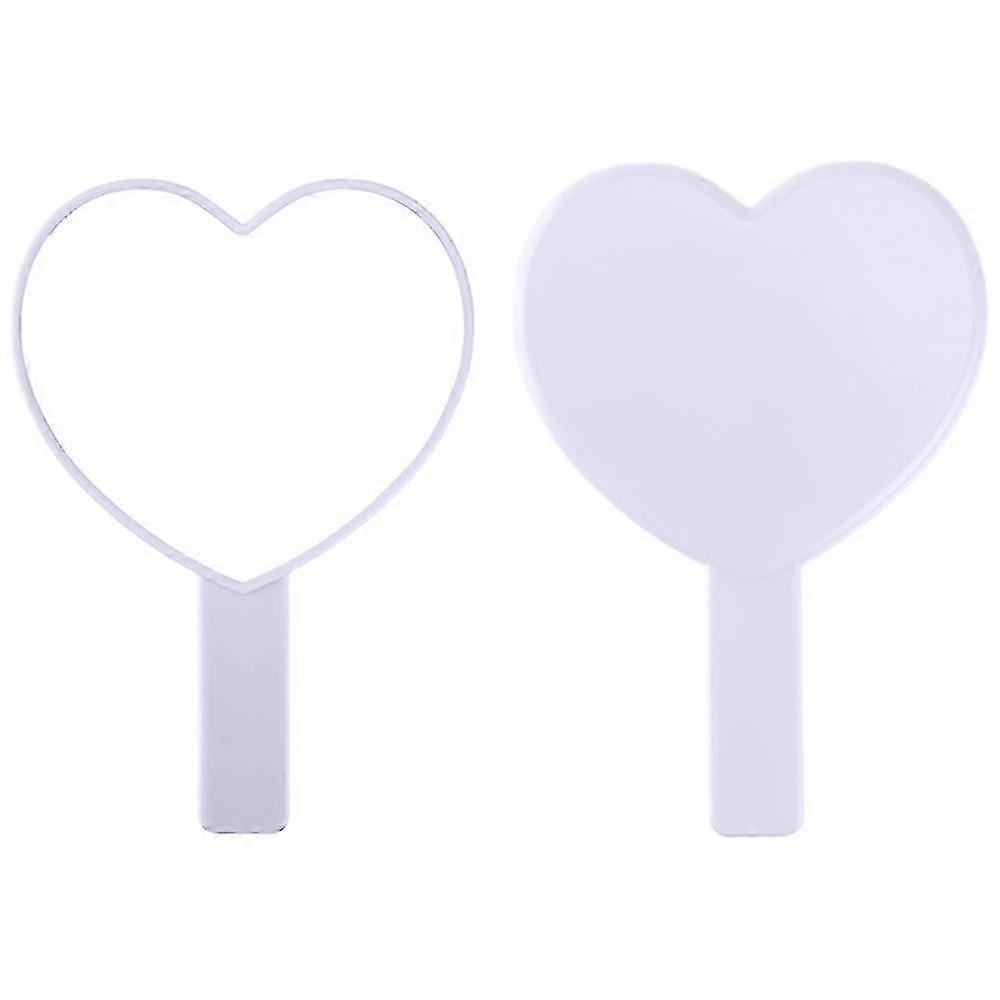 Eco ABS Heart Hand Mirror